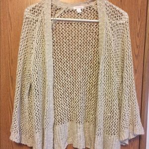 Xhiliration beige/cream cardigan